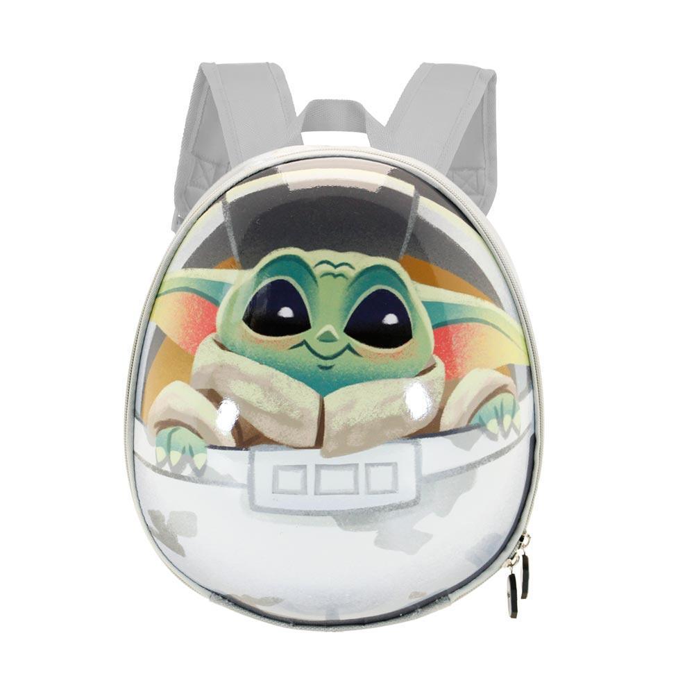 Star Wars The Mandalorian Tour Zipper Kids School Eggy Mini backpack - Karactermania - Ginga Toys