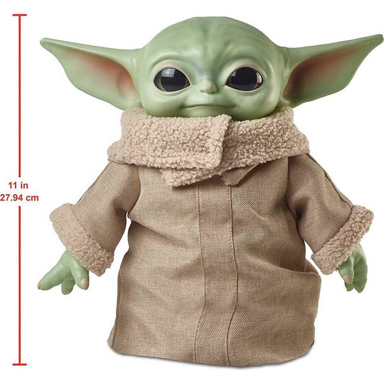 Star Wars The Mandalorian Yoda The Child Plush Toy 28cm - Mattel - Ginga Toys