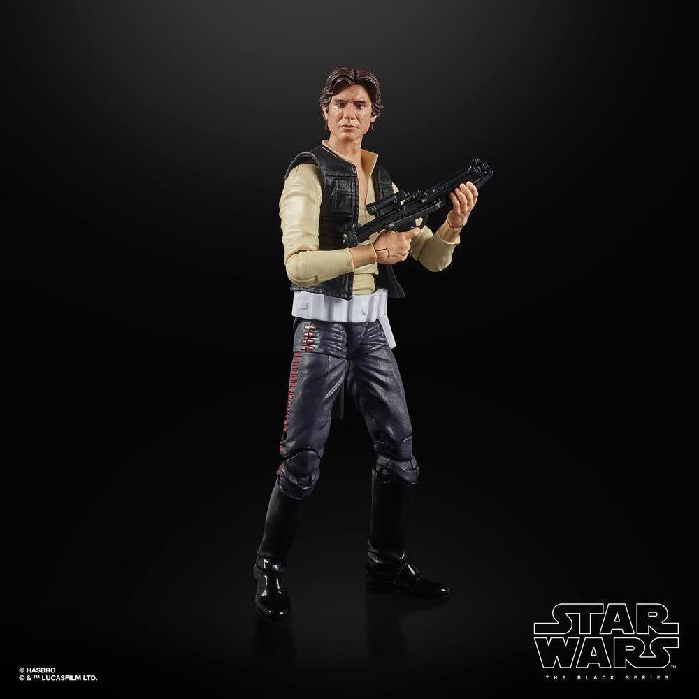 Star Wars The Power of the Force Han Solo Action Figure - 50th Anniversary (The Black Series) - Hasbro - Ginga Toys