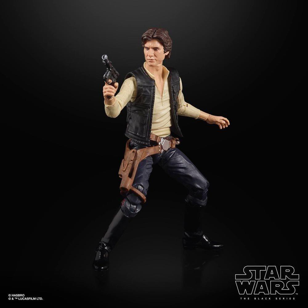 Star Wars The Power of the Force Han Solo Action Figure - 50th Anniversary (The Black Series) - Hasbro - Ginga Toys