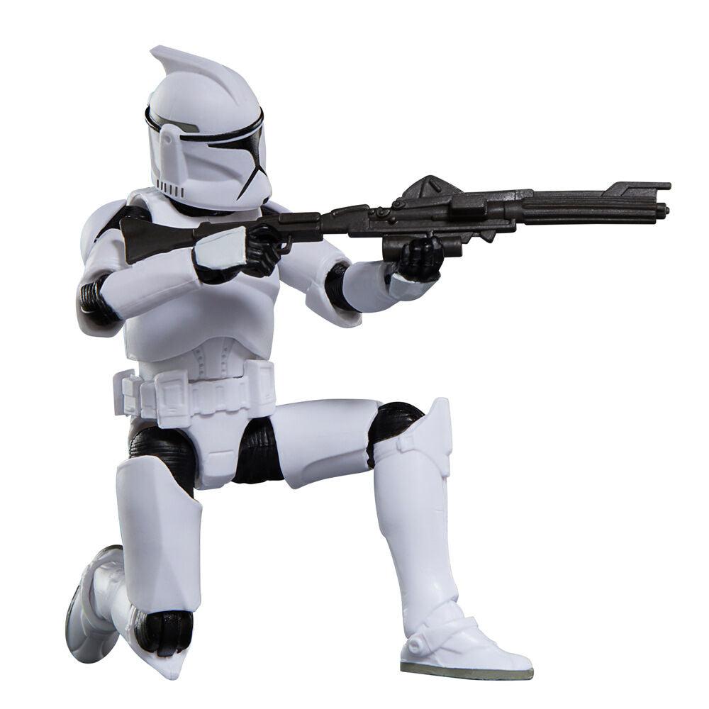 Star Wars: The Vintage Collection Phase I Clone Trooper Figure (Attack of the Clones) - Hasbro - Ginga Toys