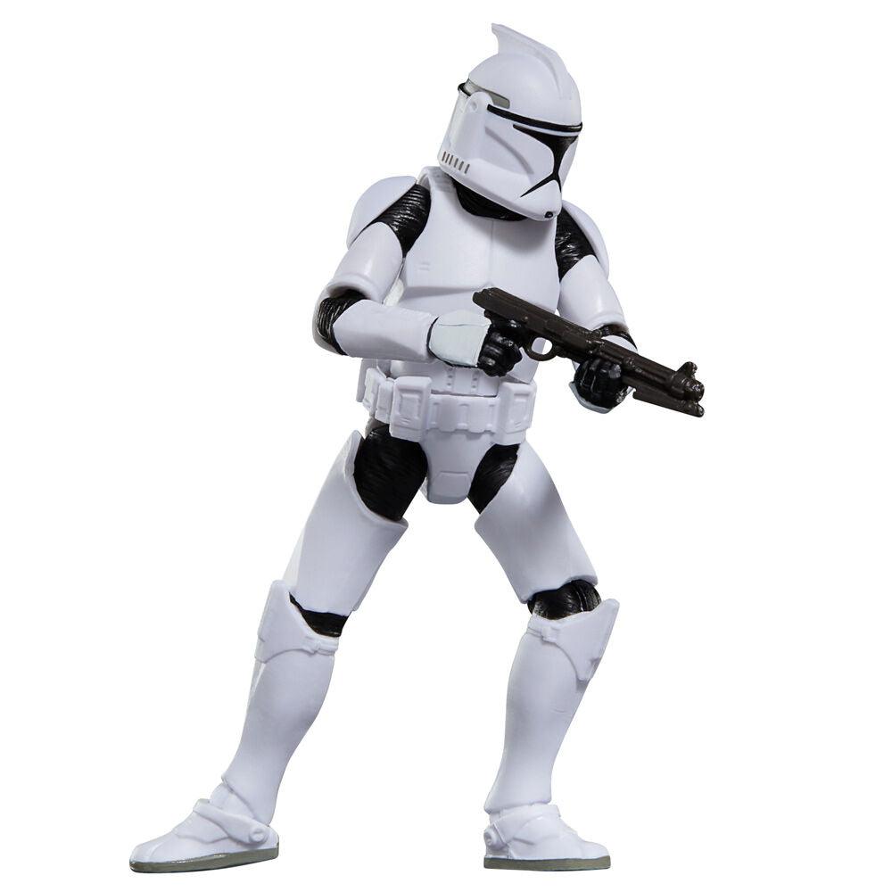 Star Wars: The Vintage Collection Phase I Clone Trooper Figure (Attack of the Clones) - Hasbro - Ginga Toys