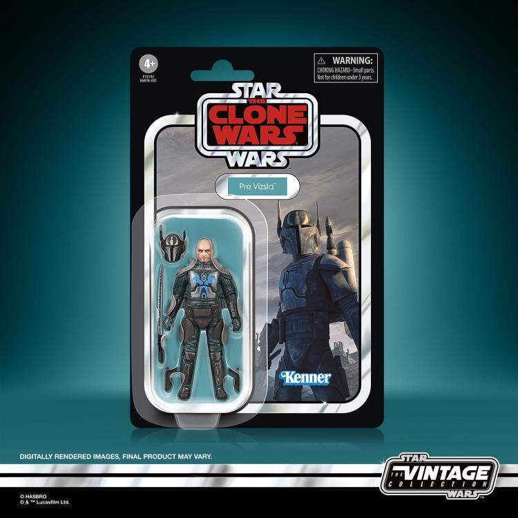 Star Wars: The Vintage Collection Pre Vizsla Action Figure (The Clone Wars) - Hasbro - Ginga Toys