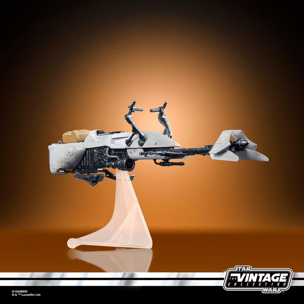 Star Wars: The Vintage Collection Speeder Bike with Scout Trooper & Grogu Action Figure - Hasbro - Ginga Toys