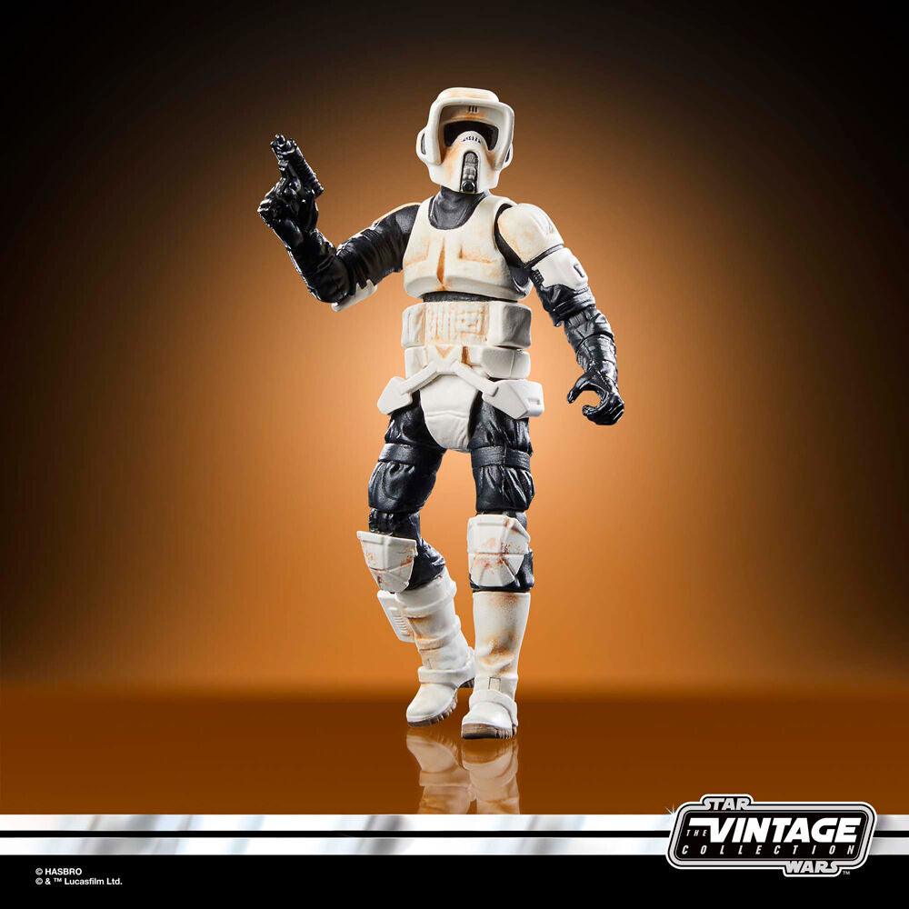 Star Wars: The Vintage Collection Speeder Bike with Scout Trooper & Grogu Action Figure - Hasbro - Ginga Toys