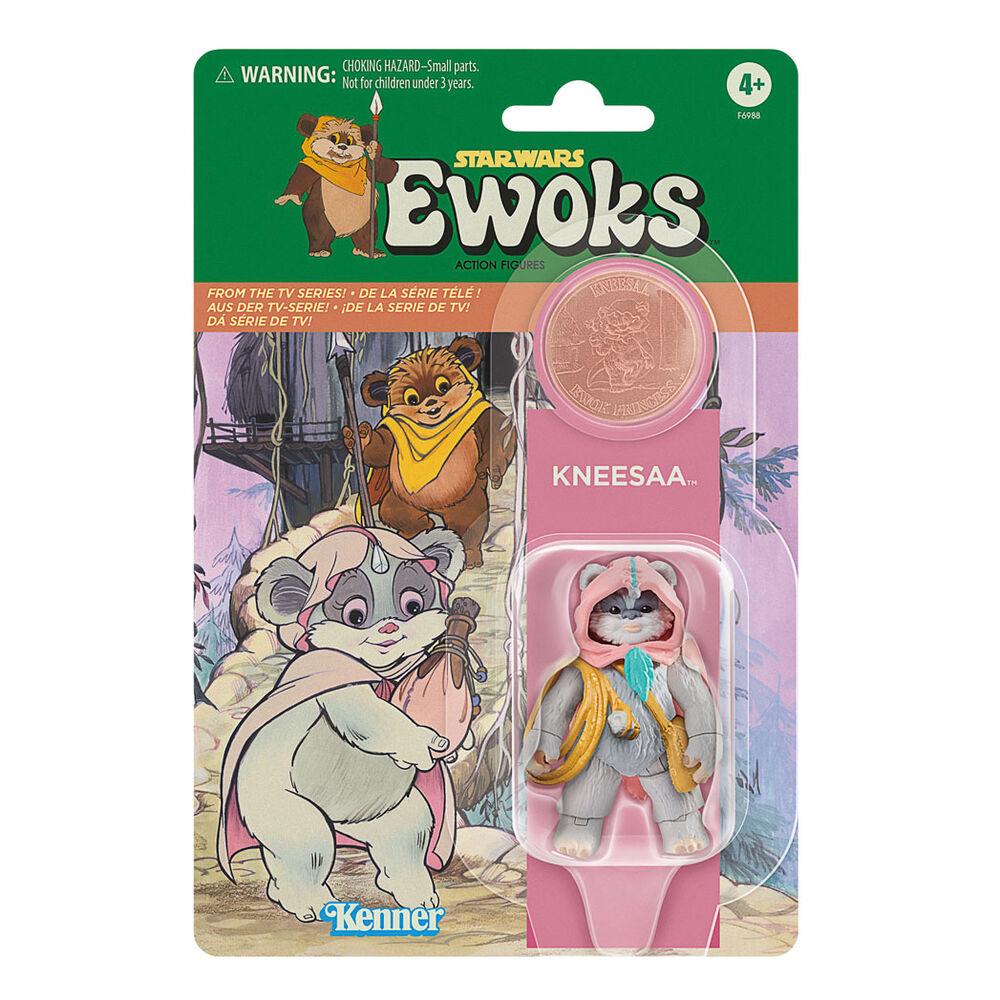 Star Wars: The Vintage Collection Wicket W. Warrick & Kneesaa 2-Pack Action Figures (Ewoks) - Hasbro - Ginga Toys