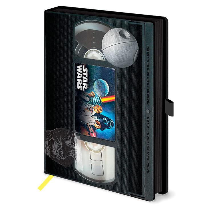 Star Wars VHS Collectable premium A5 notebook - Pyramid International - Ginga Toys