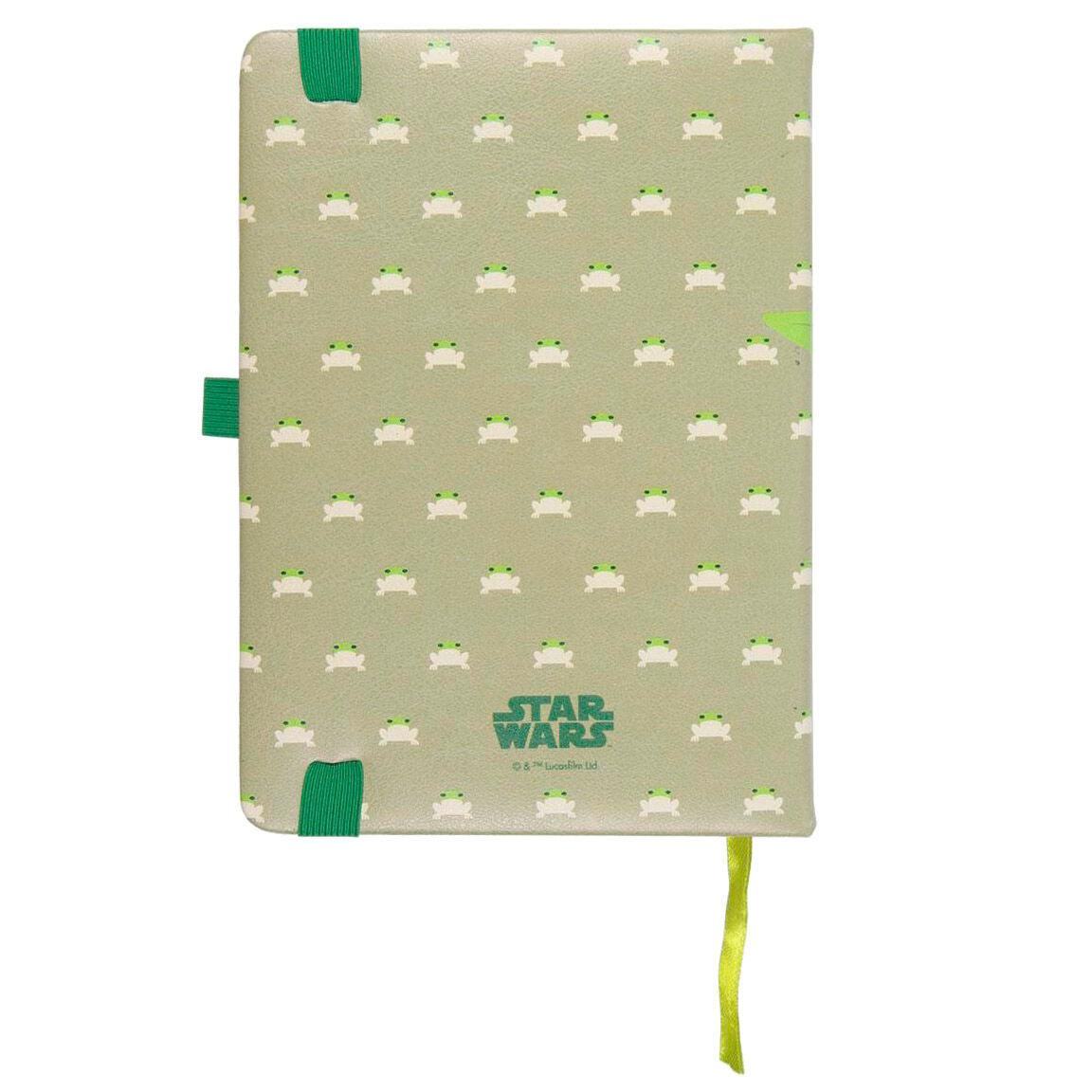 Stars Wars The Mandalorian Yoda The Child premium faux-leather A5 notebook - Cerda - Ginga Toys