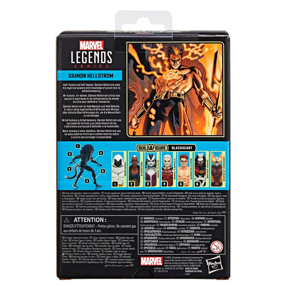 Strange Tales Marvel Legends Daimon Hellstrom Action Figure (Blackheart BAF) - Ginga Toys