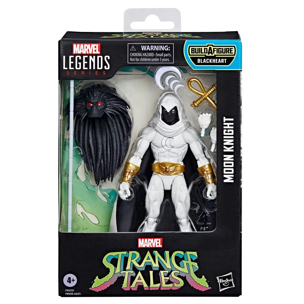 Strange Tales Marvel Legends Moon Knight Action Figure (Blackheart BAF) - Ginga Toys