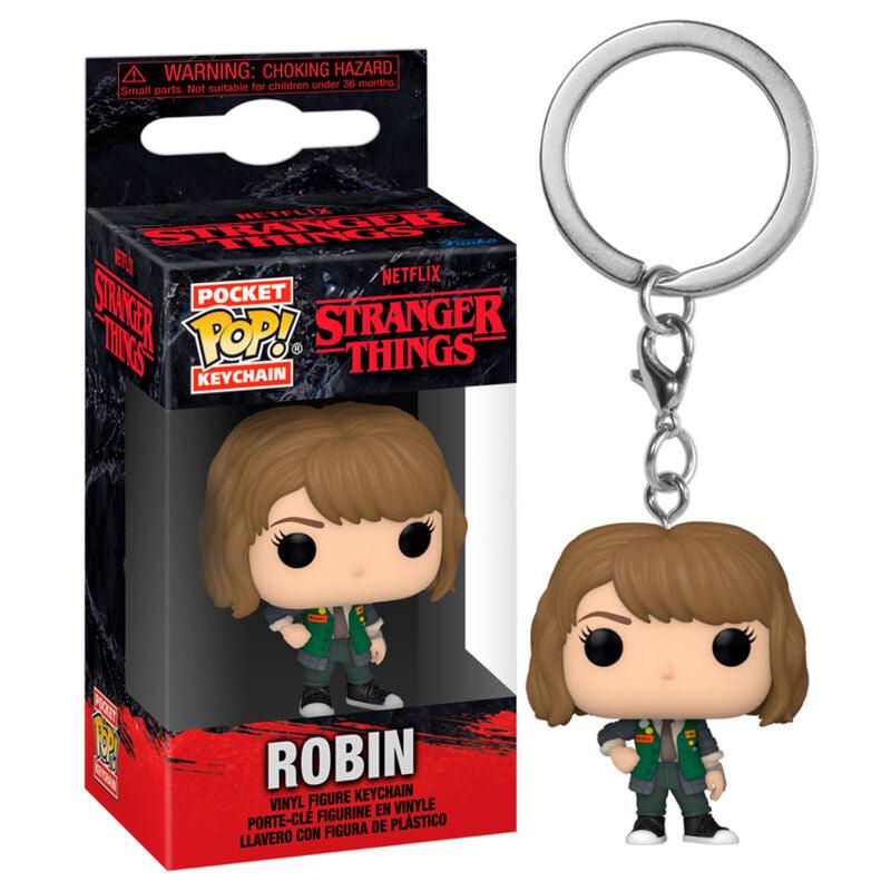 Stranger Things Robin Funko Vinyl Pocket POP Keychain - Funko - Ginga Toys