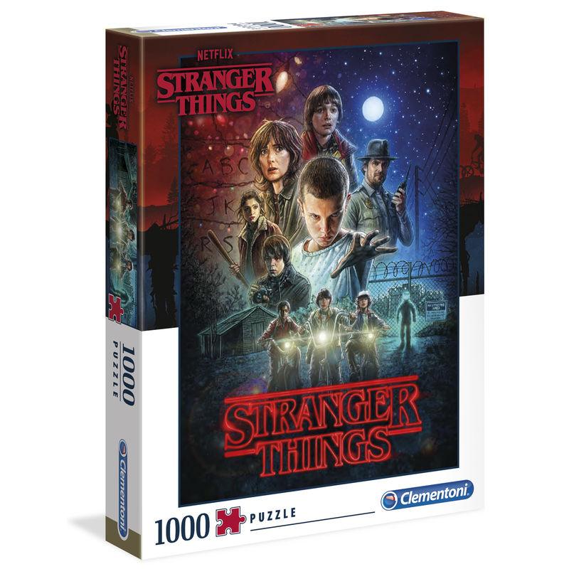 Stranger Things Season 1 Poster Premium Puzzle 1000pcs - Clementoni - Ginga Toys