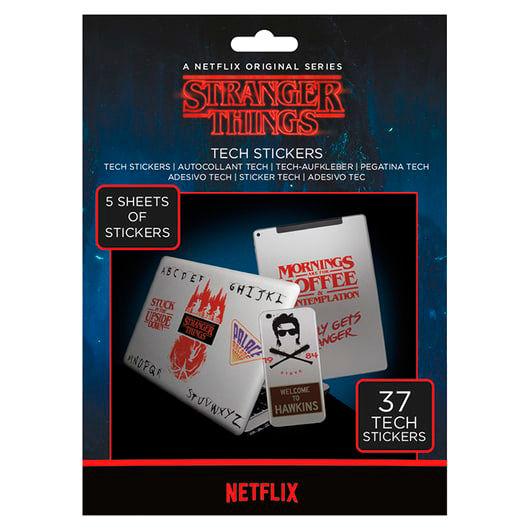 Stranger Things (The Upside Down) Tech Sticker Pack (37) - Pyramid International - Ginga Toys