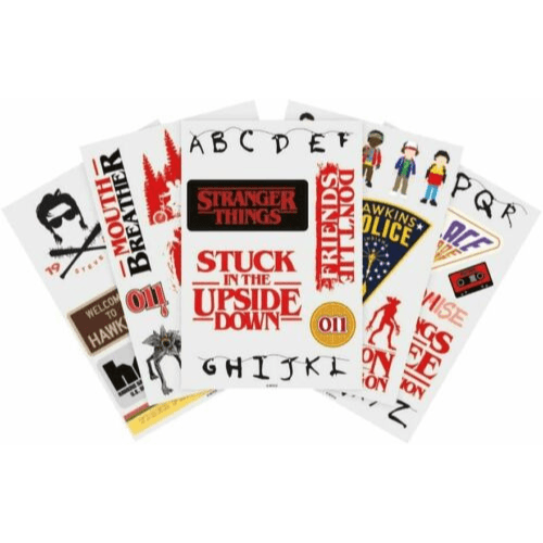 Stranger Things (The Upside Down) Tech Sticker Pack (37) - Pyramid International - Ginga Toys