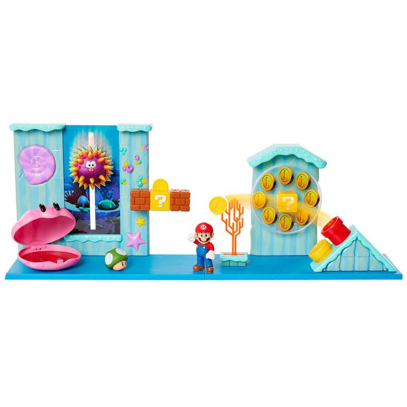 Super Mario Bros 2.5" Deluxe Underwater playset - Jakks Pacific - Ginga Toys