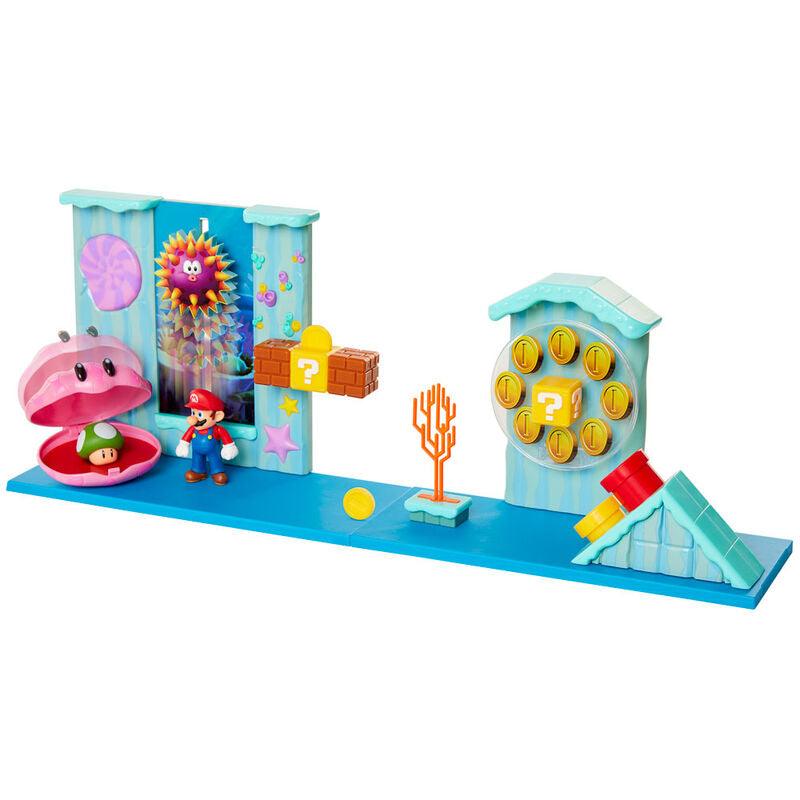 Super Mario Bros 2.5" Deluxe Underwater playset - Jakks Pacific - Ginga Toys