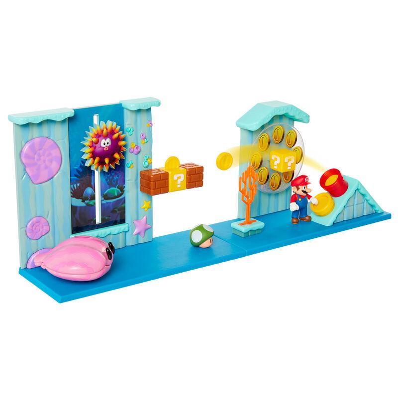 Super Mario Bros 2.5" Deluxe Underwater playset - Jakks Pacific - Ginga Toys