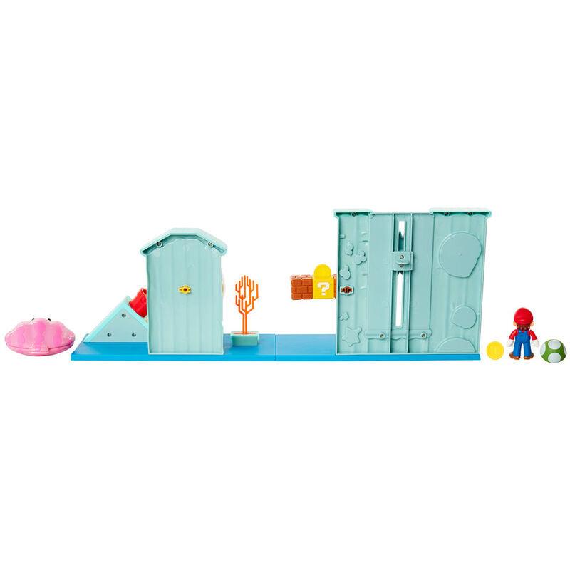 Super Mario Bros 2.5" Deluxe Underwater playset - Jakks Pacific - Ginga Toys