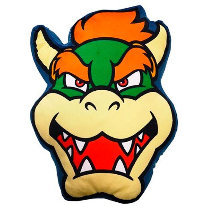 Super Mario Bros Bowser Children 3D cushion 40x40cm - Nintendo - Ginga Toys