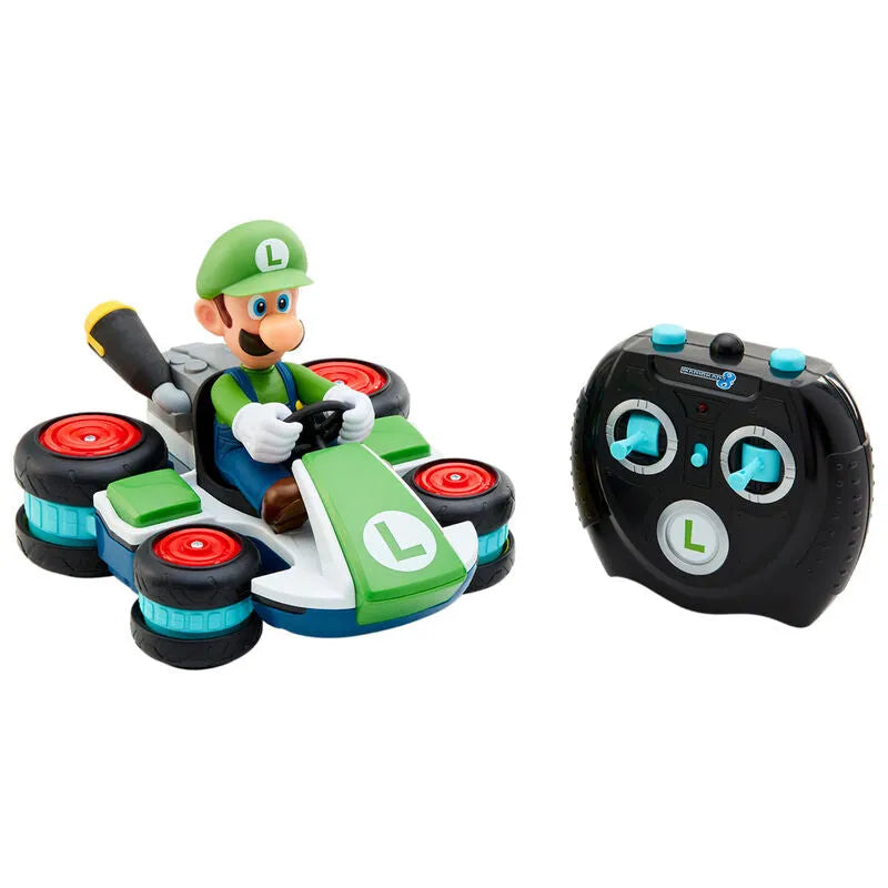 Super Mario Bros Mariokart 8" Luigi Mini R/C Anti-Gravity Racer Car Toy - Ginga Toys