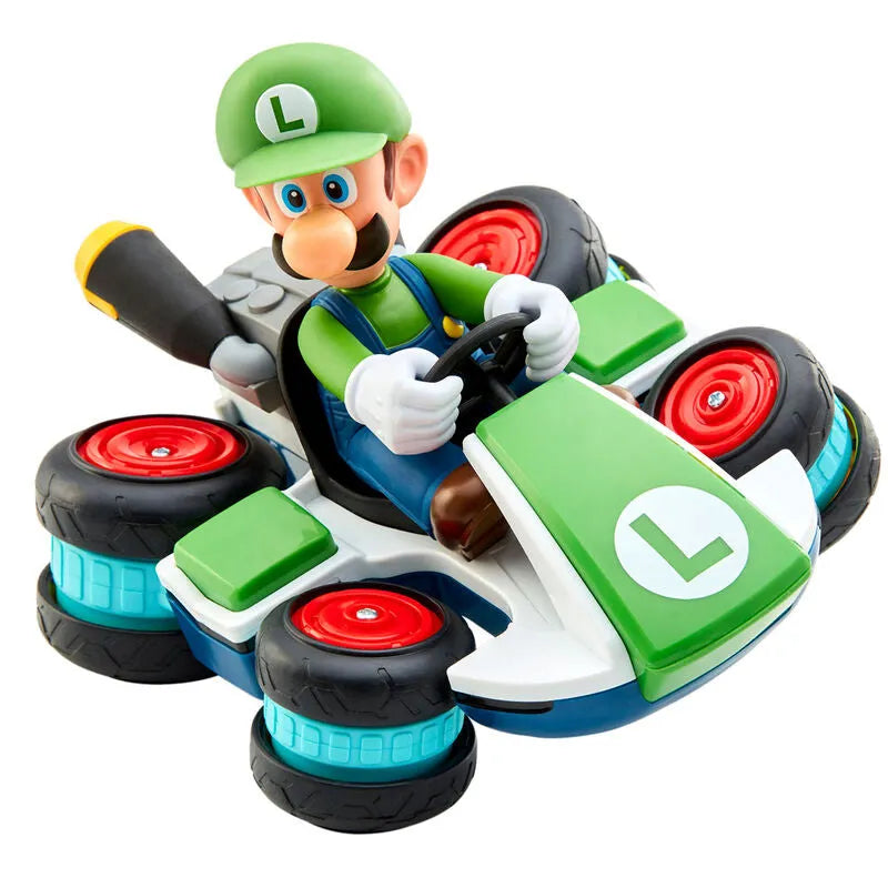 Super Mario Bros Mariokart 8" Luigi Mini R/C Anti-Gravity Racer Car Toy - Ginga Toys