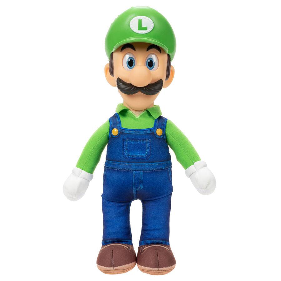 Super Mario Bros The Movie - Luigi Soft plush toy 30cm - Jakks Pacific - Ginga Toys