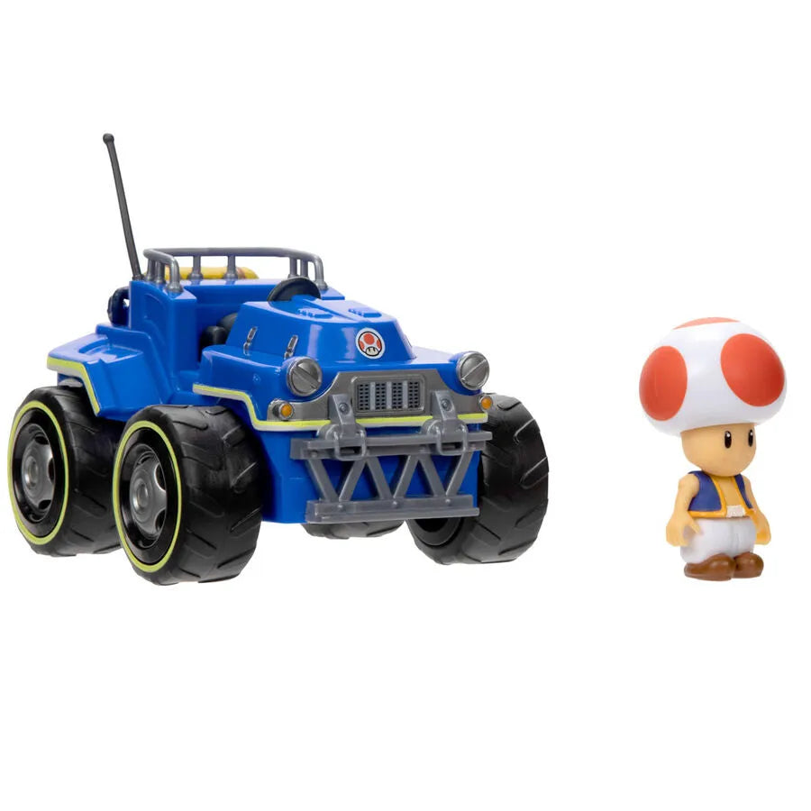 Super Mario Bros. The Movie Toad Pull Back kart Racer - Ginga Toys