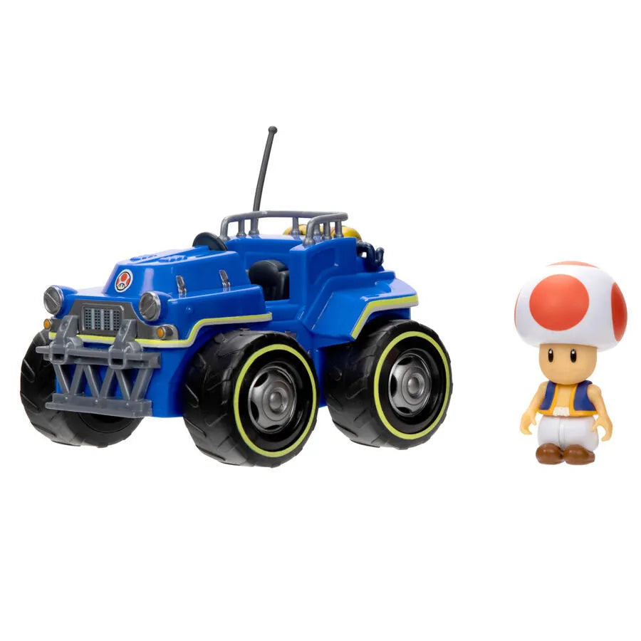 Super Mario Bros. The Movie Toad Pull Back kart Racer - Ginga Toys