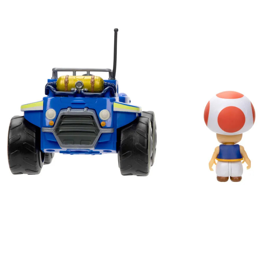 Super Mario Bros. The Movie Toad Pull Back kart Racer - Ginga Toys