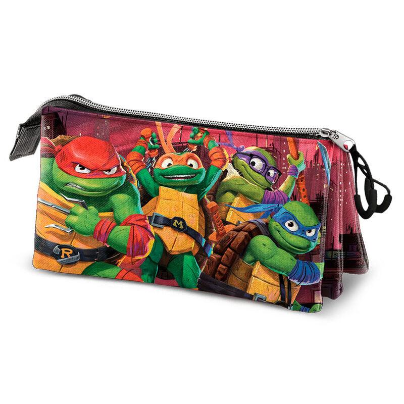 Teenage Mutant Ninja Turtles - TMNT triple pencil case - Karactermania - Ginga Toys