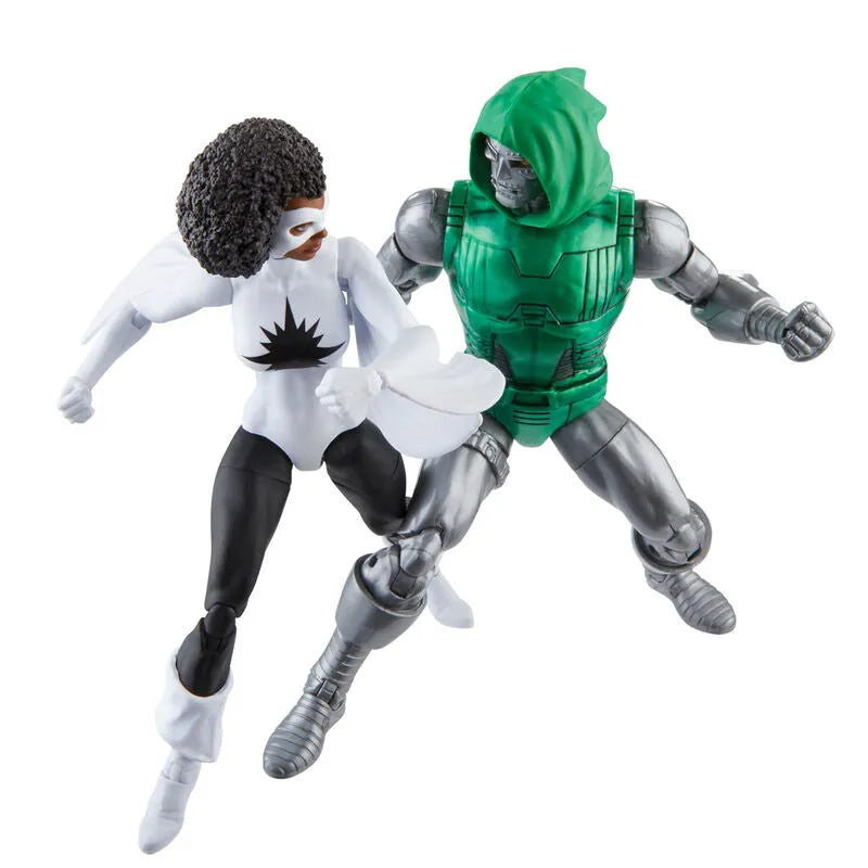 The Avengers 60th Anniversary Marvel Legends Captain Marvel vs. Doctor Doom Two-Pack - Ginga Toys