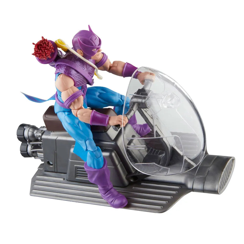 The Avengers 60th Anniversary Marvel Legends Hawkeye with Sky-Cycle - Ginga Toys