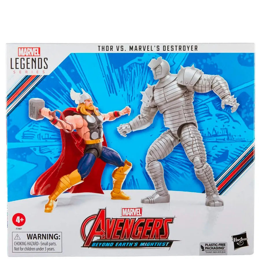 The Avengers 60th Anniversary Marvel Legends Thor vs. The Destroyer Two-Pack - Ginga Toys