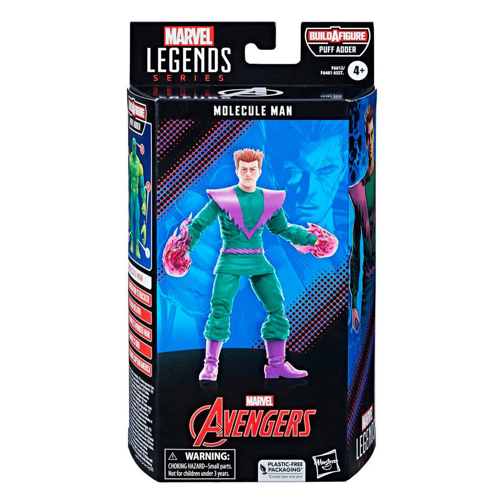 The Avengers (Classic Comic) Marvel Legends Molecule Man (Puff Adder BAF) - Ginga Toys