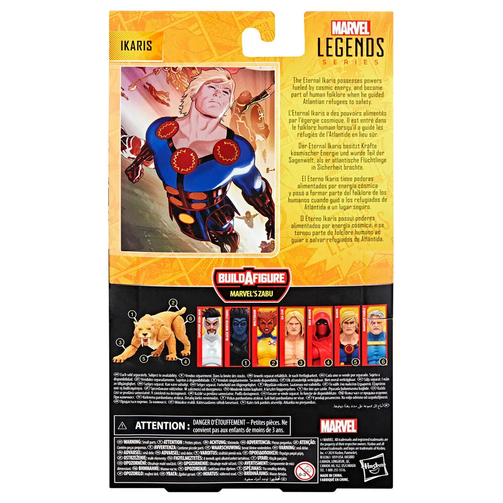 The Eternals Marvel Legends Ikaris Action Figure (Marvel's Zabu BAF) - Ginga Toys