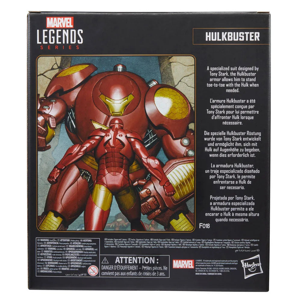 The Invincible Iron Man Marvel Legends Deluxe Hulkbuster Action Figure - Ginga Toys