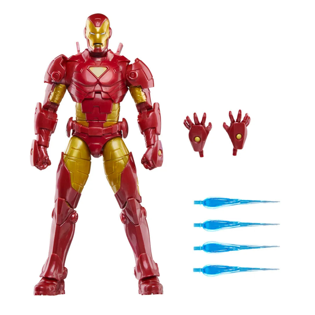 The Invincible Iron Man Marvel Legends Retro Collection Iron Man Figure (Model 20) - Ginga Toys