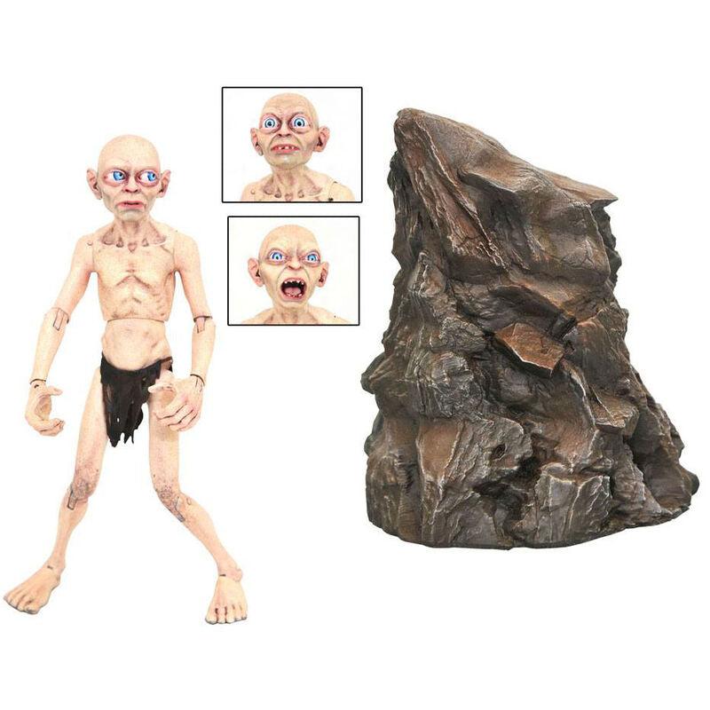 The Lord of the Rings Select Deluxe Gollum Action Figure - Diamond Select - Ginga Toys