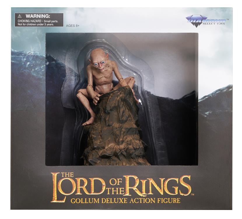 The Lord of the Rings Select Deluxe Gollum Action Figure - Diamond Select - Ginga Toys