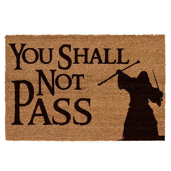 The Lord of the Rings You Shall Not Pass doormat 60X40CM - SD Toys - Ginga Toys