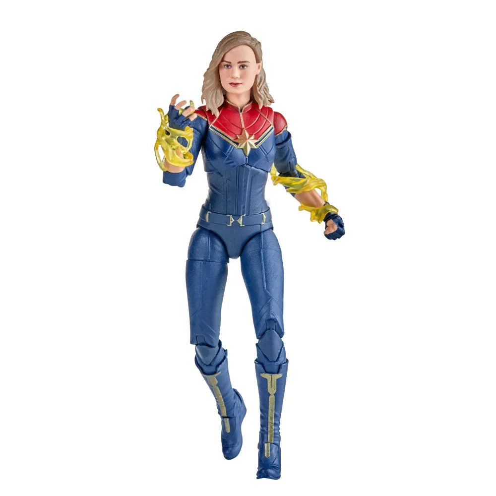 The Marvels Marvel Legends Captain Marvel Action Figure (Totally Awesome Hulk BAF) - Ginga Toys