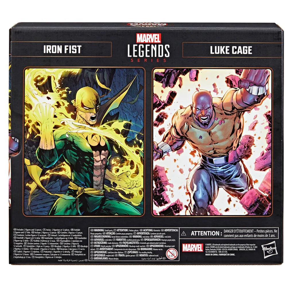 The New Avengers Marvel Legends Iron Fist & Luke Cage Action Figure Two-Pack - Ginga Toys