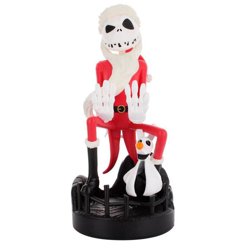 The Nightmare Before Christmas: Jack Skellington In Santa Suit Cable Guys Original Controller and Phone Holder - Exquisite Gaming - Ginga Toys