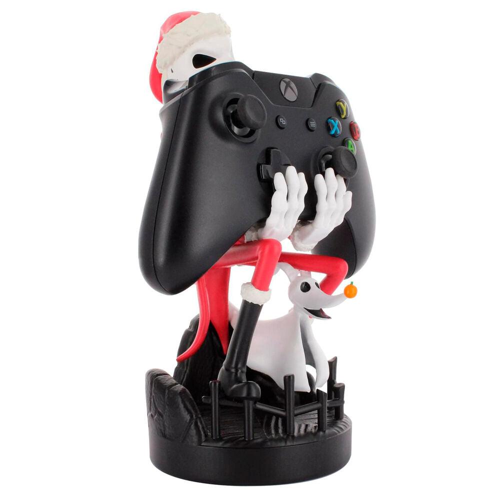 The Nightmare Before Christmas: Jack Skellington In Santa Suit Cable Guys Original Controller and Phone Holder - Exquisite Gaming - Ginga Toys