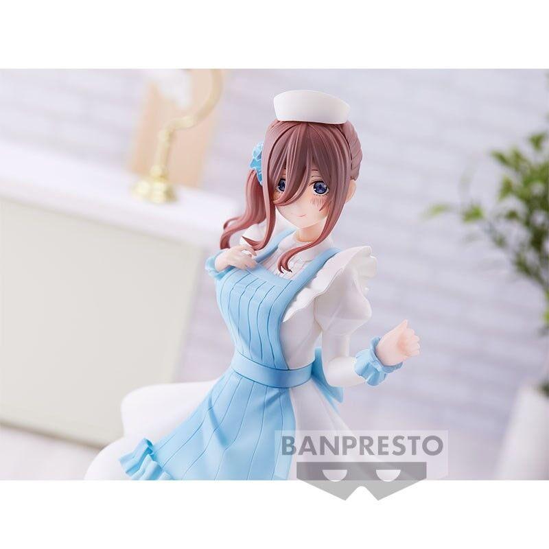 The Quintessential Quintuplets Movie Kyunties Miku Nakano (Nurse Ver.) Figure - Banpresto - Ginga Toys