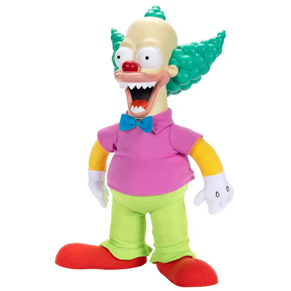 The Simpsons Krusty the Clown Talking Plush Doll - Ginga Toys