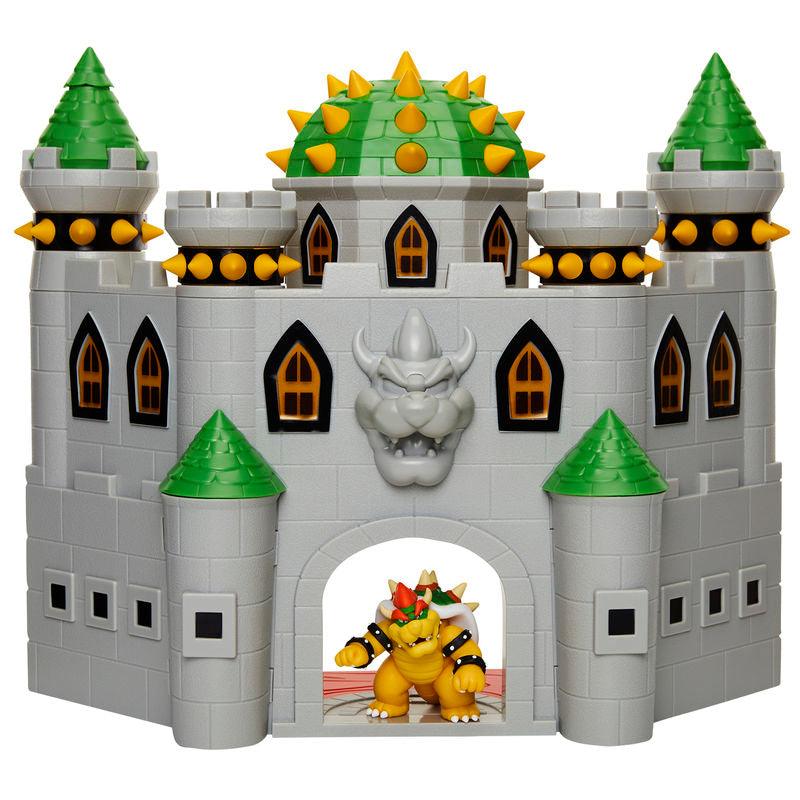 The Super Mario Bros. Deluxe Bowser Castle Playset Toy - Jakks Pacific - Ginga Toys