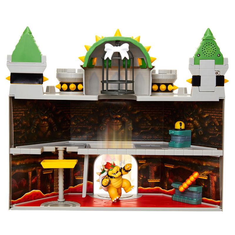 The Super Mario Bros. Deluxe Bowser Castle Playset Toy - Jakks Pacific - Ginga Toys