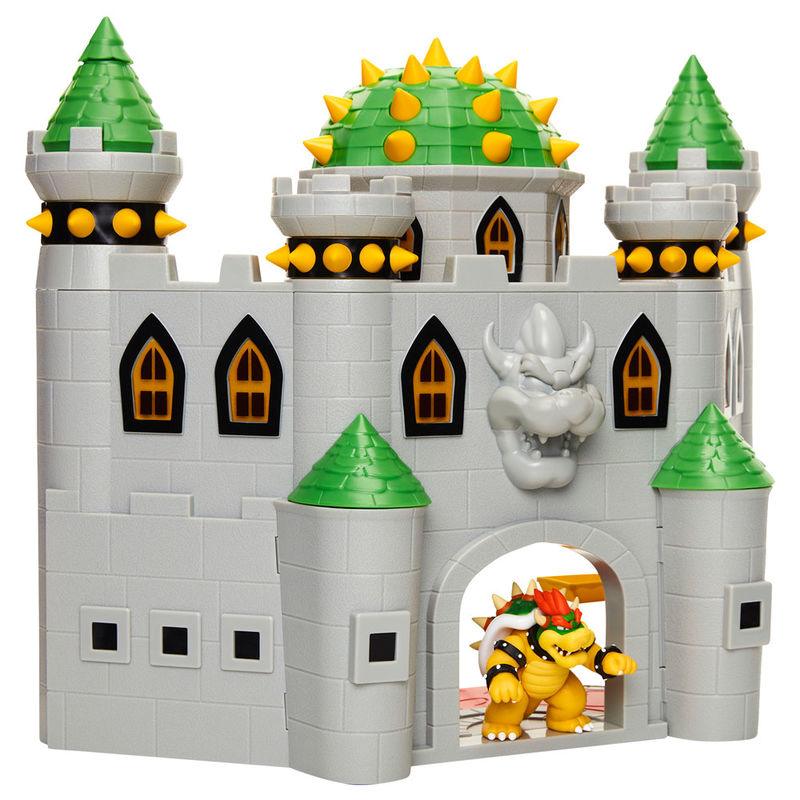 The Super Mario Bros. Deluxe Bowser Castle Playset Toy - Jakks Pacific - Ginga Toys