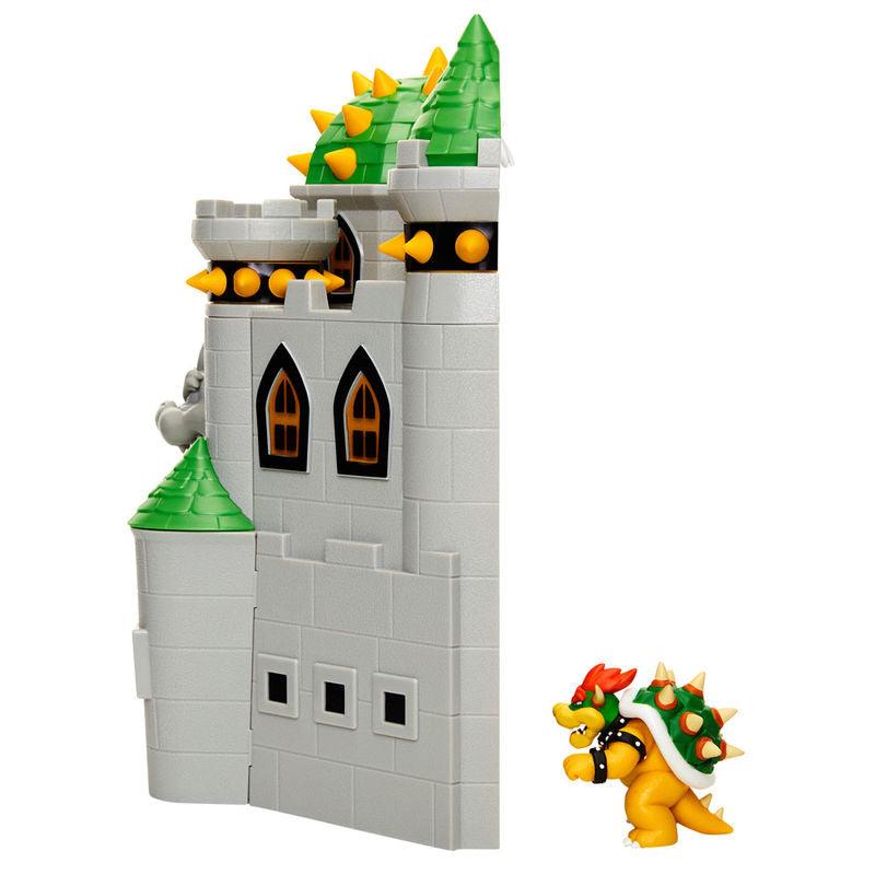 The Super Mario Bros. Deluxe Bowser Castle Playset Toy - Jakks Pacific - Ginga Toys